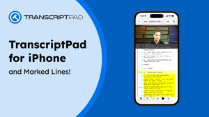 TranscriptPad for iPhone SLATE