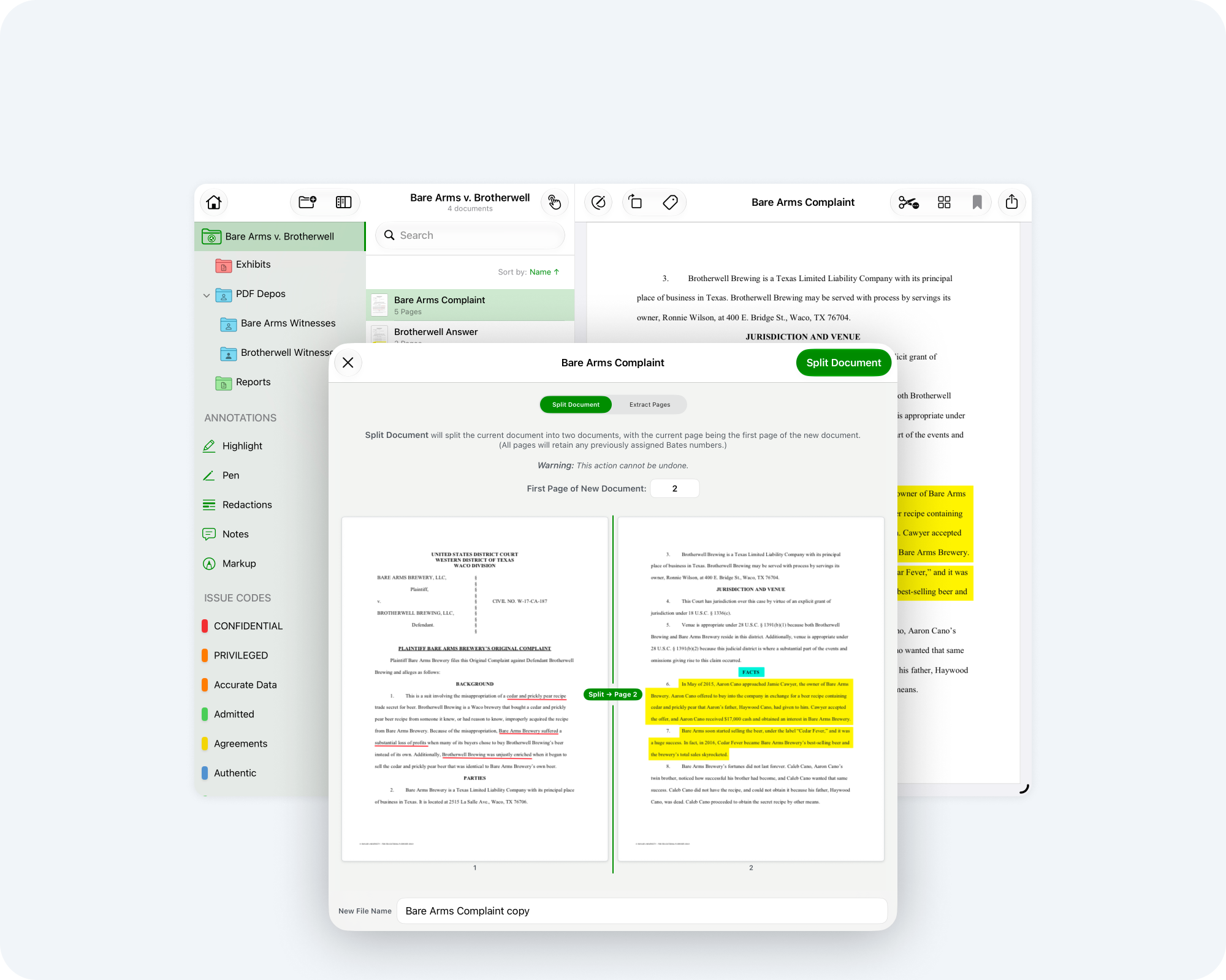 DCR 04 Keep control Split document 10.26