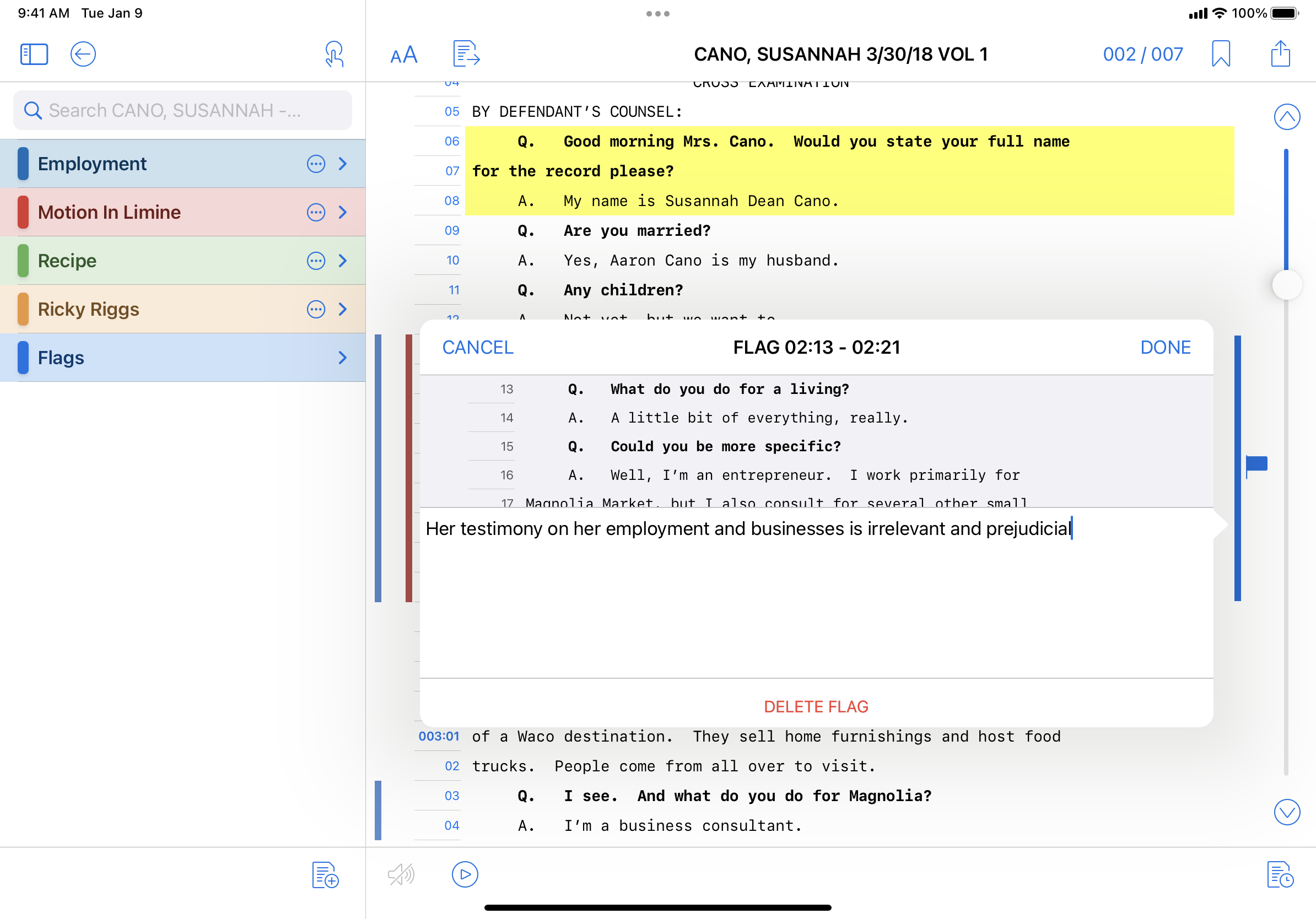 Add a Flag with a Note and associate it with an Issue Code in your transcript