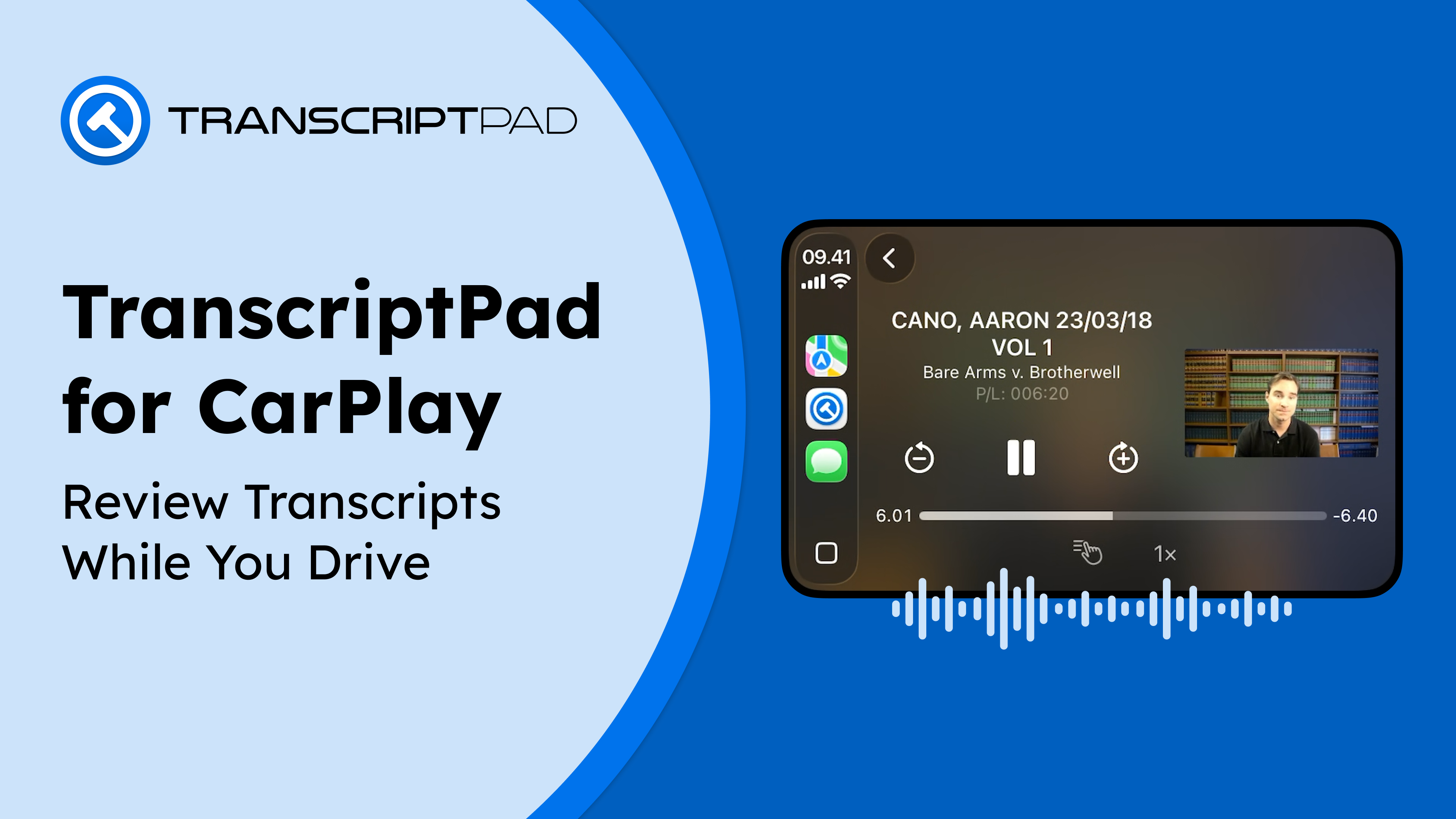TranscriptPad for CarPlay